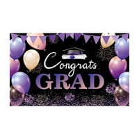 Magideal - Telón De Fondo Con Tema De Graduación, Adornos De Fondo Para Fotografía, Felicitaciones, Utilería De Fondo Para Fotografía Para Celebración Escolar