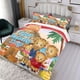 thumbnail image 3 of El Barrio de Daniel Tigre Conjunto de sábanas temático, trío de piezas, cómodo y amigable con la piel, diseño único, regalo de decoración para el hogar para familiares, amigos y fans, 90 cm * 190 cm, 3 of 6