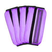 Ioensy - 4X Botas Para Moscas De Caballo Que Evitan Pisotones, Polainas Para Caballo Ligeras Y Fáciles De Usar, Color Violeta