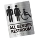 thumbnail image 3 of Placa De Letrero De Baño, Letrero De Baño Moderno Para Hombres Y Mujeres, Estilo De Baño De Negocios E, 3 of 5