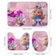 thumbnail image 3 of Panadería Del País De Las Maravillas De Alicia theme 4 piece Shower Curtain Set With Rugs Waterproof Bathroom Decor Set Includes Bath Mat U shaped Rug Toilet Lid Cover And Curtain With Hooks, 3 of 6