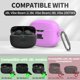 thumbnail image 5 of Estuche de silicona para auriculares WADVCU compatible con JBL Vibe Beam/200TWS – Color púrpura, 5 of 6