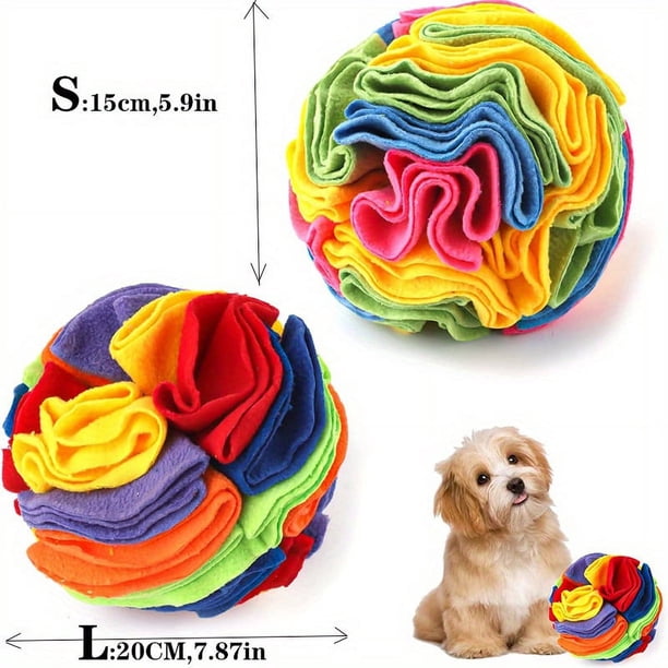 Snuffle Ball For Dogs Interactive Toys, Training And Stress Relief, Stimulating Puzzle Toys