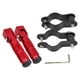 thumbnail image 1 of Clavijas Universales Plegables Para Bicicletas De Cross Antideslizantes Con Soportes, Color Rojo, 1 of 5