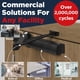 thumbnail image 4 of Cerrador de puertas OAKMOORE de alta resistencia comercial negro, 4 of 9