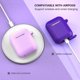 thumbnail image 4 of Funda de Silicona ATUAT para AirPods con Llavero – Color Lila Claro, 4 of 7