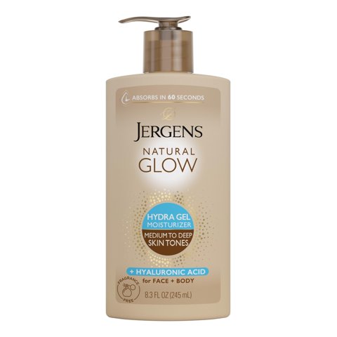Hidratante Jergens Natural Glow Hydra, Gel Autobronceador, 245 Ml