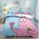 thumbnail image 2 of Barbapapa Duvet Cover Cartoon 3-Piece Set Children Cute Polyester Soft Breathable Comforter Animation Bedding, 2 of 3