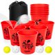 thumbnail image 1 of Yard Pong Game Ropoda Giant con baldes y pelotas duraderos, 1 of 7