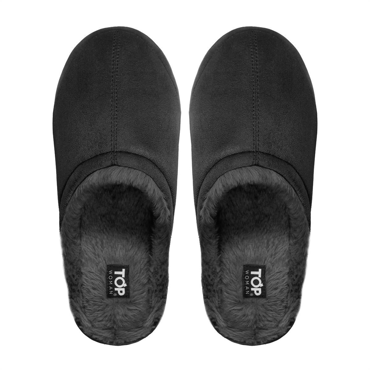 Top - Pantufla Mujer Negras