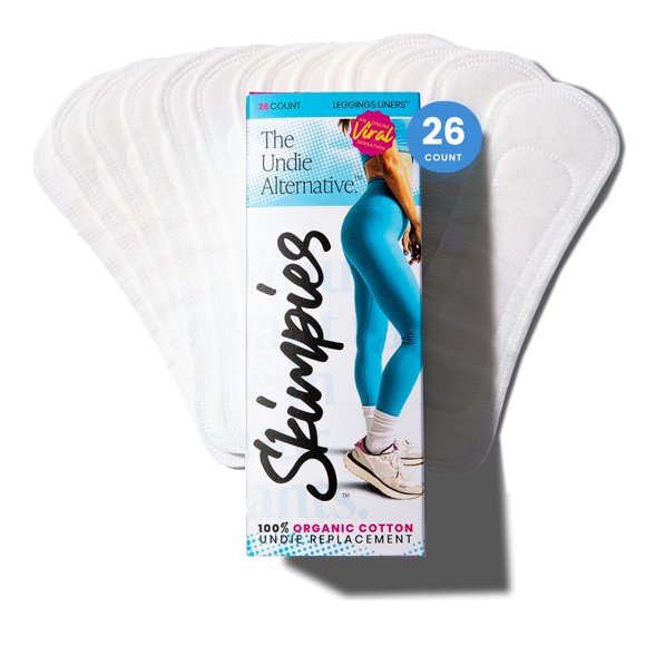 PANTS Skimpies Forro para Leggings 26 unidades, blanco, algodón orgánico