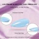 thumbnail image 5 of Uñas postizas JOYVVEW azul pastel 32 piezas ovaladas cortas, 5 of 7