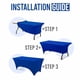 thumbnail image 3 of Mantel Utopia Kitchen de 6 pies de elastano azul real, 200 g/m², 3 of 9