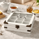 thumbnail image 1 of Caja de té 9 divisiones tapa con diseño decorativa decohogar, 1 of 3