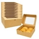 thumbnail image 1 of Set 100 Cajas Craft Con Ventana 25x20x10cm Desechable Carton, 1 of 3