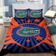 thumbnail image 1 of Florida Gators Quilt Duvet Cover Set Bed Linen Doona Cover Kids Home Textiles3-Piece Bedding Set, 1 of 5