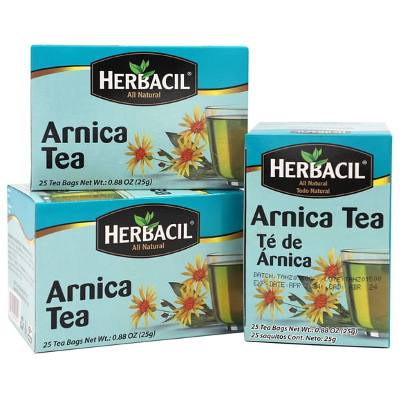Té de hierbas Herbacil Arnica sin cafeína 75 bolsas 22g