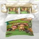 thumbnail image 5 of Leo Guardabosques Salvaje Conjunto de sábanas temático, trío de piezas, cómodo y amigable con la piel, diseño único, regalo de decoración para el hogar para familiares, amigos y fans,135cm *200cm, 5 of 6