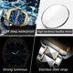 thumbnail image 5 of EXPLOJOY Reloj de Cuarzo Tonneau de Lujo para Hombre – Reloj de Acero Inoxidable Impermeable con Esfera Luminosa, 5 of 8