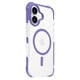thumbnail image 1 of Carcasa Transparente Reforzada Borde Color Compatible Con IPhone 11 Lila, 1 of 3