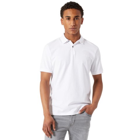 Camiseta Polo Dkny De Algodón Suave Ajuste Moderno Secado Rápido Blanca