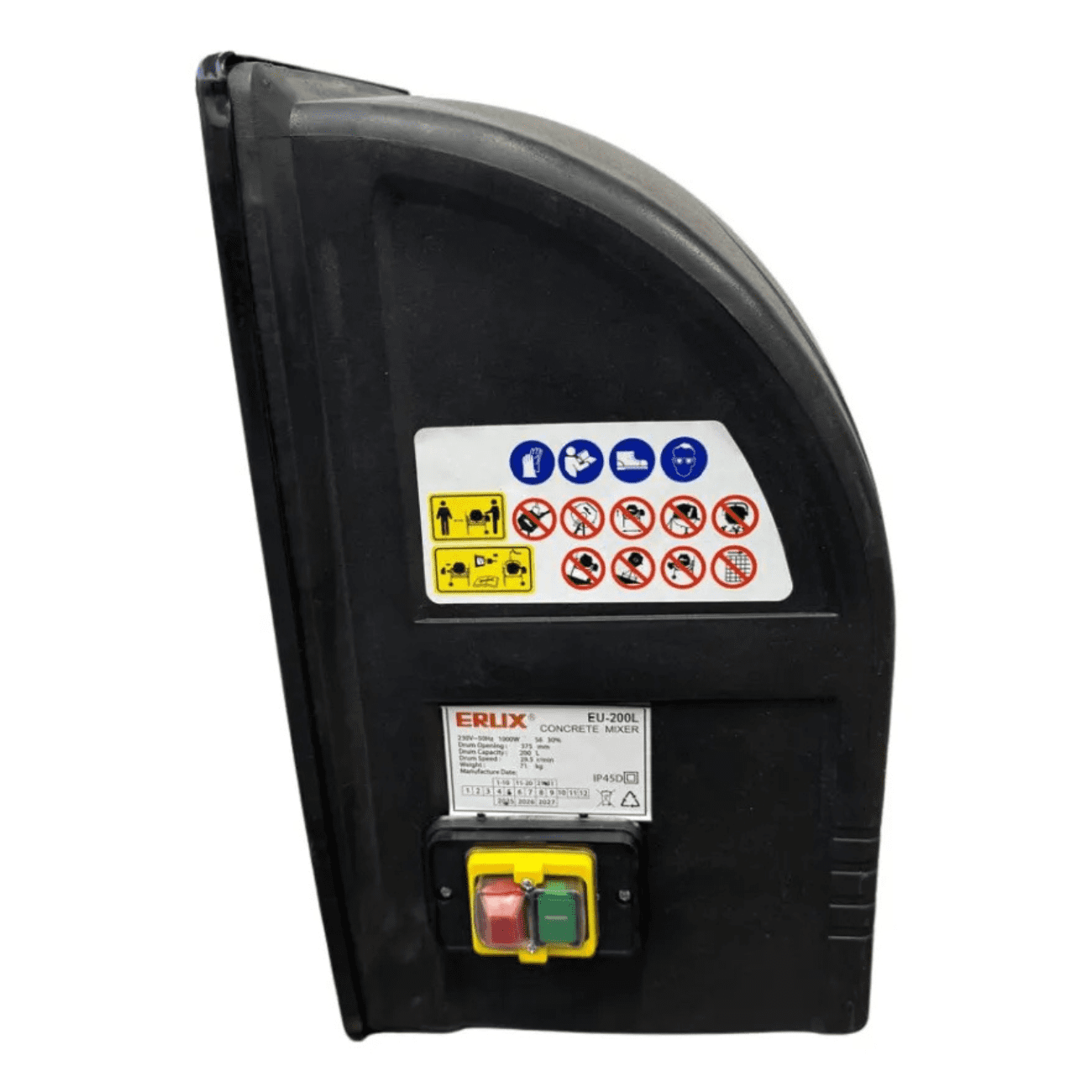 Motor Eléctrico Para Betonera De 1hp Erux