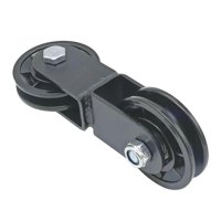 Magideal - Polea De Fitness De Tipo Doble Con Rueda Acanalada Y Bloque De Polea Para Máquina De Cable Con Conexión Dinámica Adecuado Para Ejercicios De Jalón Y Polea Transversal De 70 Mm