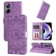 thumbnail image 1 of Funda tipo cartera FOXDOCK para Realme 10 Pro 5G , diseño girasol en relieve, cuero PU, cierre magnético, soporte y tarjetero, 1 of 5