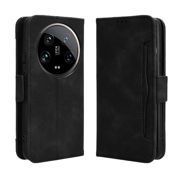 Funda Tipo Billetera FOXDOCK para Xiaomi 14 Ultra – Tapa Flip con Tarjetero