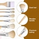 thumbnail image 3 of Set de 7 brochas mop Vin Beauty para pintura acrílica, 3 of 3