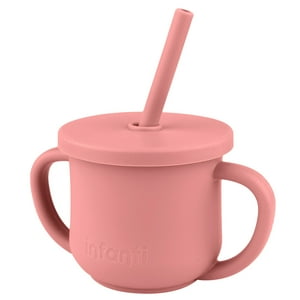 Vaso 2 En 1 Con Asas Rojo Infanti