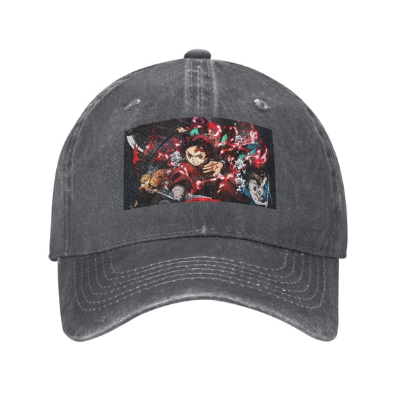 Mugen Train Sombrero vaquero para adultos con ala curvada moldeable, sombrero de sol al aire libre para hombres y mujeres