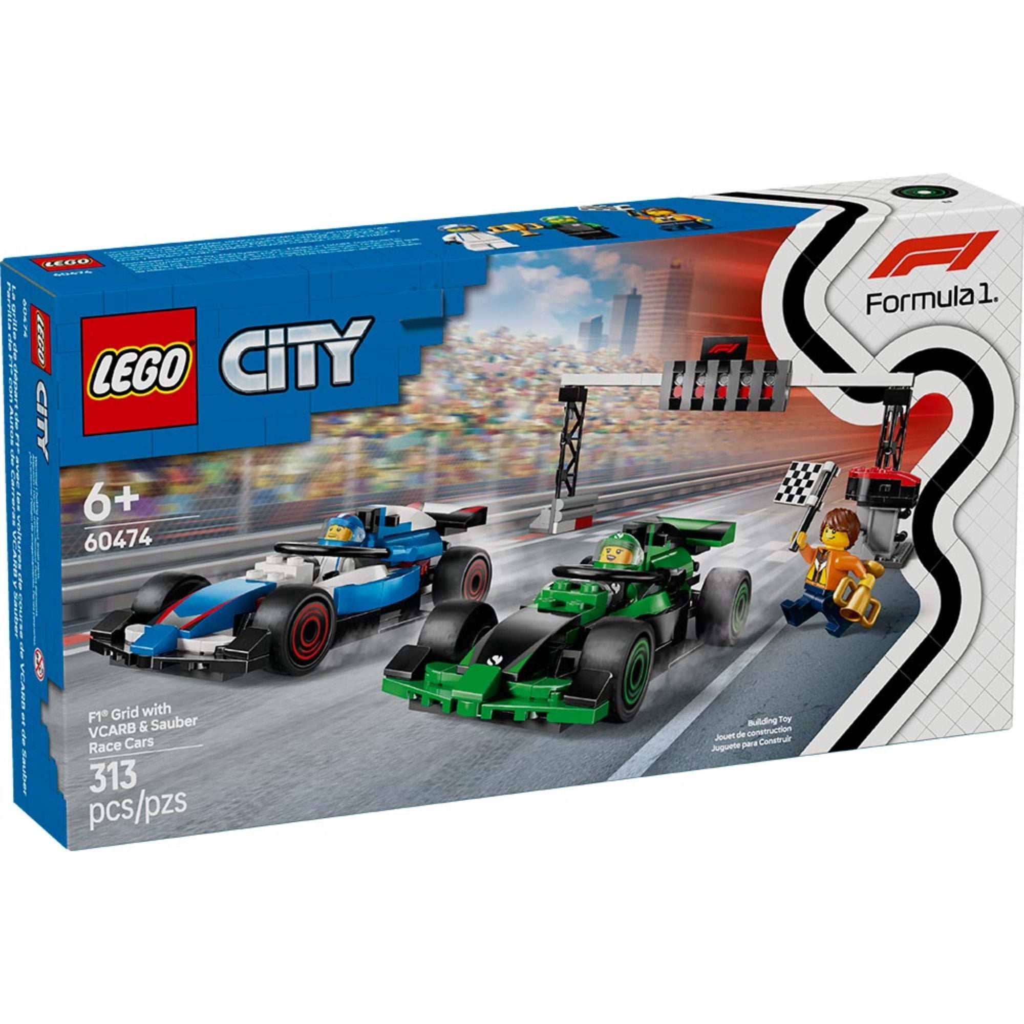 Lego Parrilla De F1® Con Autos De Carreras