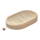 thumbnail image 3 of Rascador para gatos, nido para salón, antideslizante, resistente al desgaste, accesorios para mascotas, protección de muebles, sofá para dormir, tabla ovalado con bola de sisal, 3 of 5