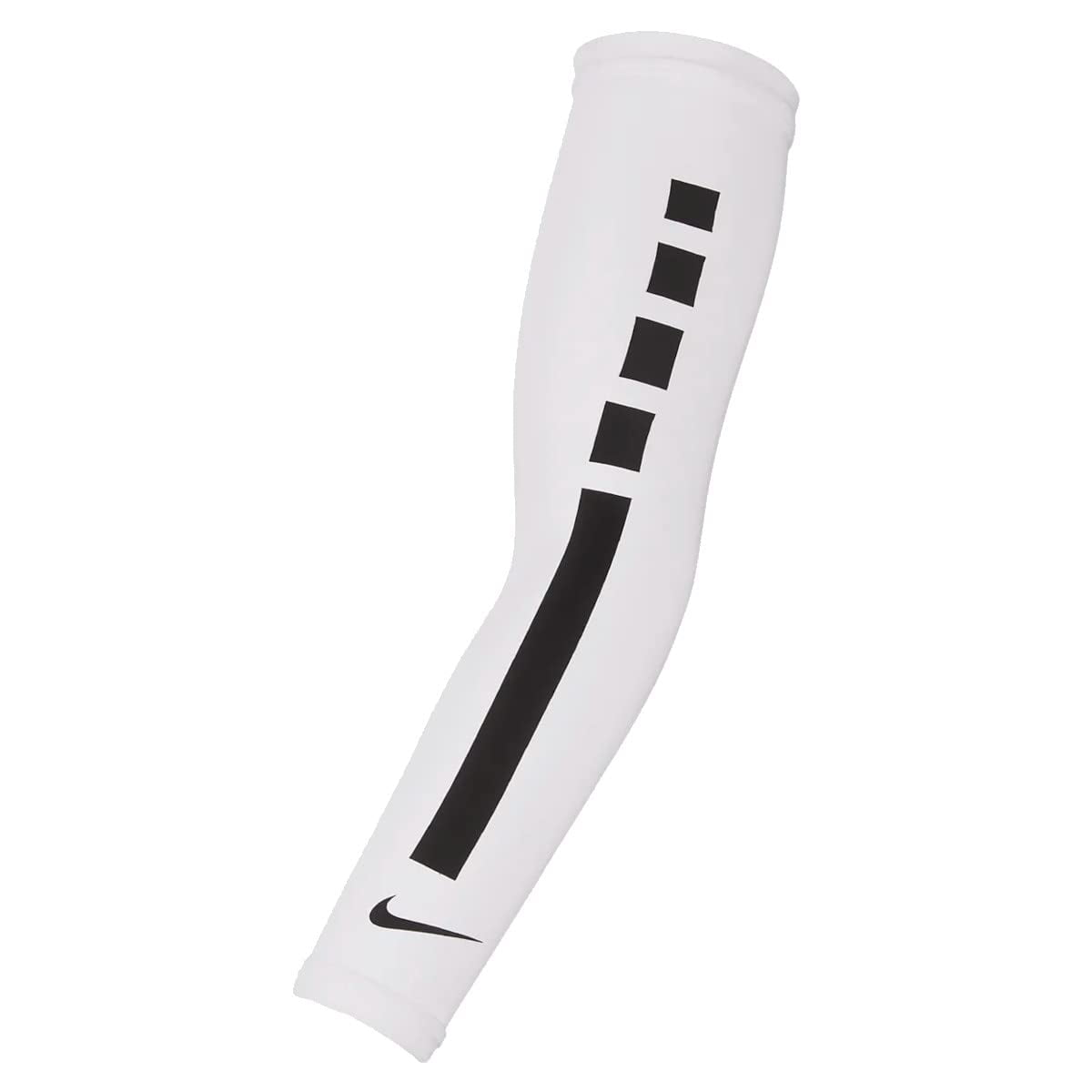 Mangas De Baloncesto Nike Pro Elite Youth Blanco/negro, Talla L/xl