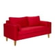 thumbnail image 2 of Sofa Sky 3C Felpa 04 Rojo, 2 of 5
