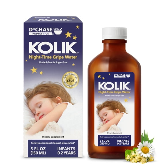 Agua de gripe Dr. Chase Kolik Nocturna para bebés 150 ml