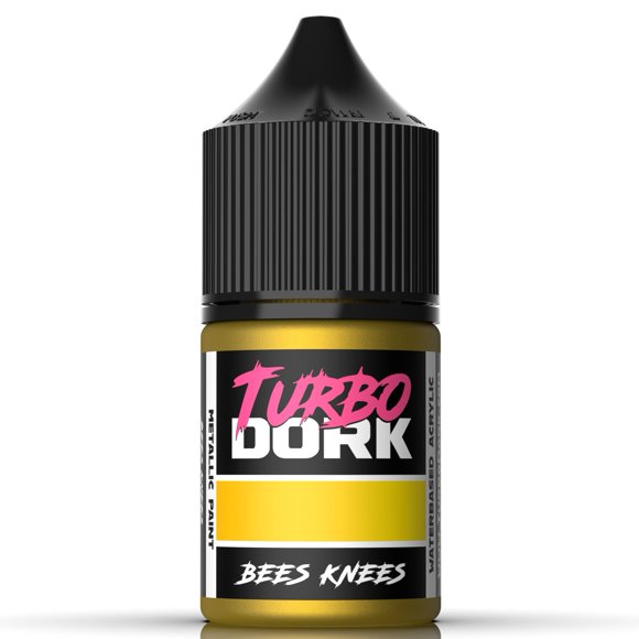 Pintura Turbo Dork Bees Knees 22 ml Metálica a base acuosa