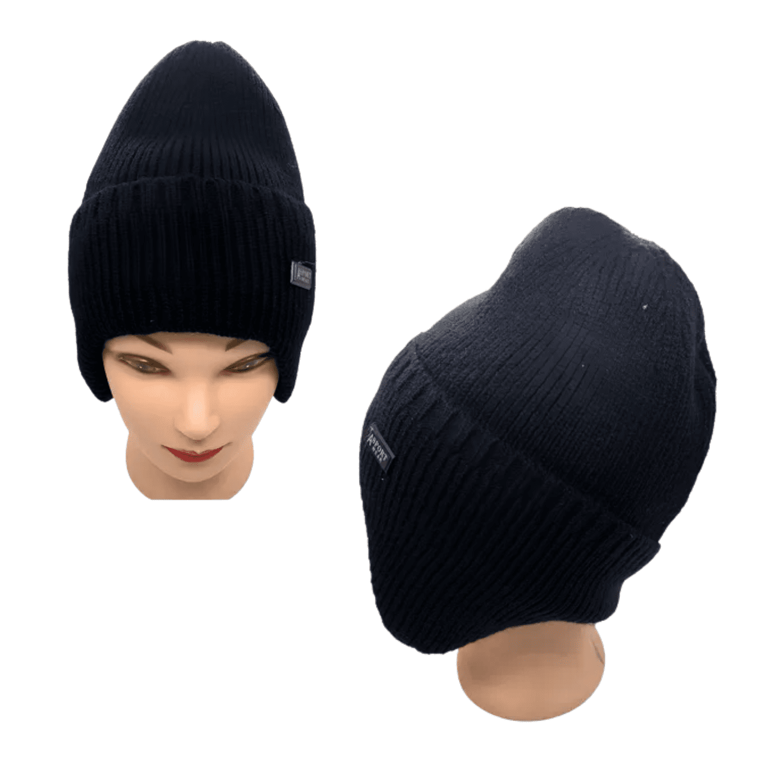 Genérico - Gorro Beanie De Lana Adulto Con Cubre Orejas Unisex Negro