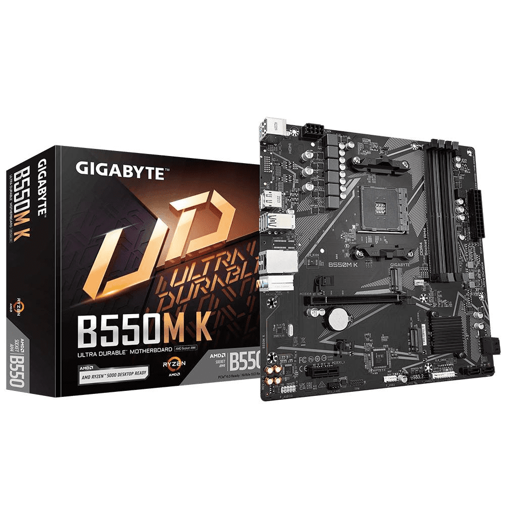 Placa Madre B550m K, Amd Socket Am4, Sata 6gb/s, Micro-atx, Usb 3.1 Gen 1, Pcie 4.0