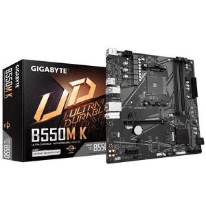 Gigabyte - Placa Madre B550M K, Amd Socket Am4, Sata 6Gb/S, Micro-Atx, Usb 3.1 Gen 1, Pcie 4.0