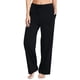 thumbnail image 2 of Pantalones de Pijama para Mujer Active Life de Forro Polar Talla Grande Negro, 2 of 2