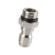 thumbnail image 3 of Conector De Liberación Rápida De 1/4 De Acero Inoxidable Resistente Para Postes De Extensión, Mangueras, Rosca Macho, 3 of 5