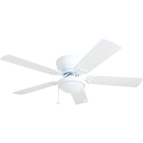 Ventilador de techo Prominence Home Benton 132 cm con luz LED, color blanco