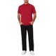 thumbnail image 2 of INSPIRE CHIC Camiseta de Hombre Cuello Mock Manga Corta Sólida Ligera de Algodón Casual Talla 3XL Burdeos, 2 of 6