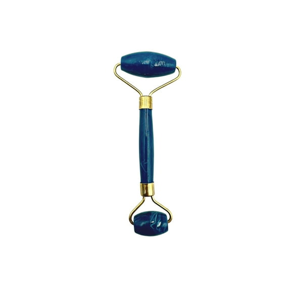 Rodillo Masajeador Facial Azul Oscuro
