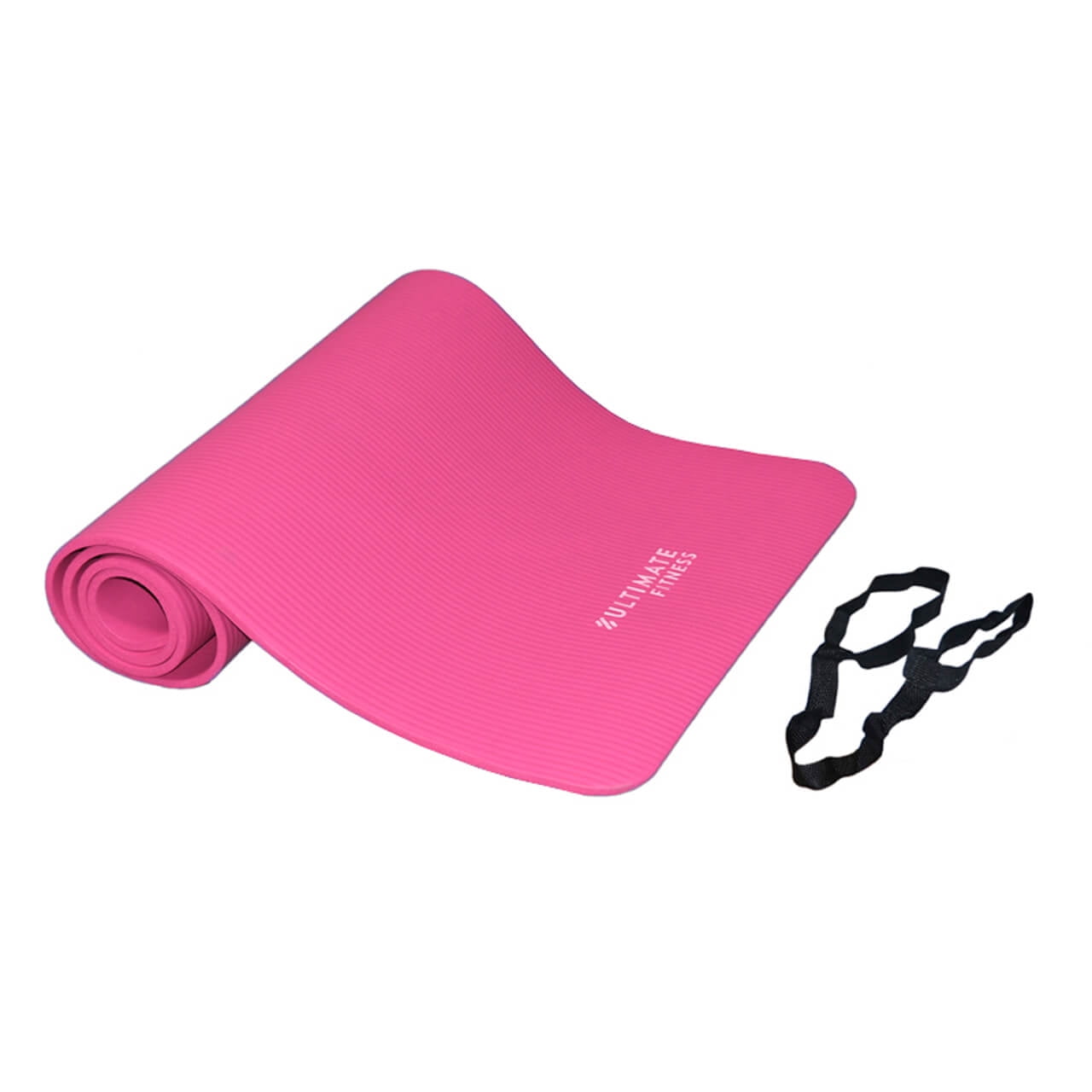 Ultimate Fitness - Mat De Yoga 10 Mm Nbr Rosado