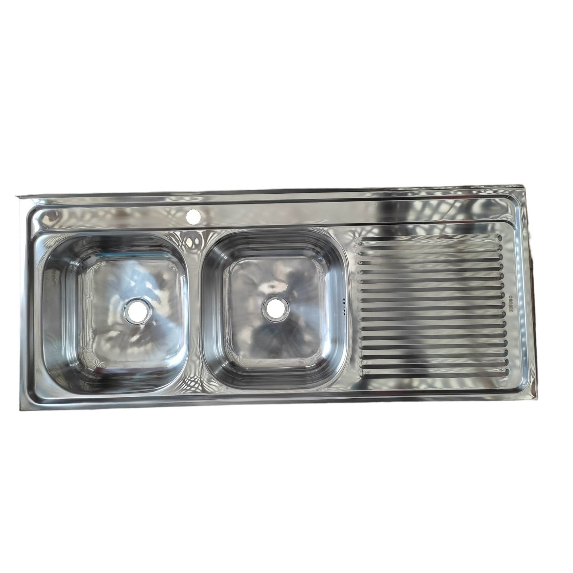 Cubierta Lavaplatos Sobreponer 120cm + Sif/des Derecho