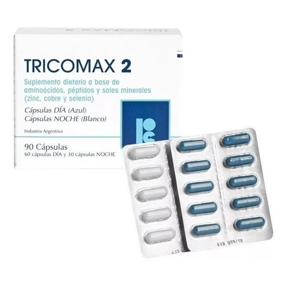 Tricomax 2 90 Cápsulas 60 Día+30 Noche