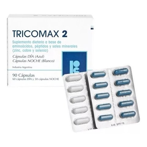 D & M Pharma - Tricomax 2 90 Cápsulas 60 Día+30 Noche